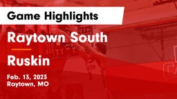 Raytown South  vs Ruskin  Game Highlights - Feb. 13, 2023
