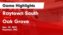 Raytown South  vs Oak Grove  Game Highlights - Dec. 29, 2023