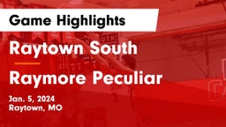 Raytown South  vs Raymore Peculiar  Game Highlights - Jan. 5, 2024