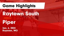 Raytown South  vs Piper  Game Highlights - Jan. 6, 2024