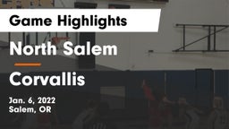 North Salem  vs Corvallis  Game Highlights - Jan. 6, 2022