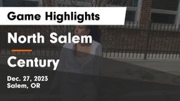 North Salem  vs Century  Game Highlights - Dec. 27, 2023