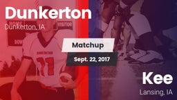 Matchup: Dunkerton vs. Kee  2017