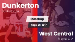 Matchup: Dunkerton vs. West Central  2017