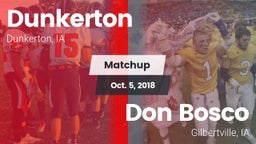 Matchup: Dunkerton vs. Don Bosco  2018