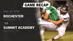 Recap: Rochester  vs. Summit Academy  2016