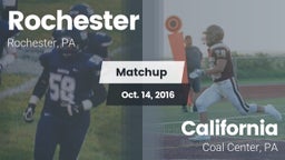 Matchup: Rochester vs. California  2016