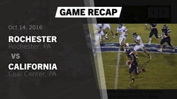 Recap: Rochester  vs. California  2016