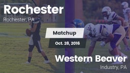 Matchup: Rochester vs. Western Beaver  2016