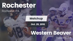 Matchup: Rochester vs. Western Beaver  2016