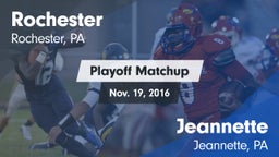 Matchup: Rochester vs. Jeannette  2016