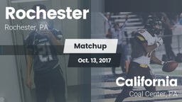 Matchup: Rochester vs. California  2017