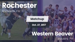 Matchup: Rochester vs. Western Beaver  2017