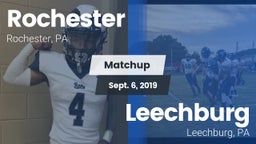 Matchup: Rochester vs. Leechburg  2019