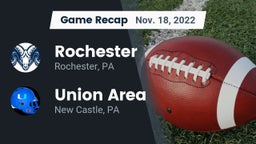Recap: Rochester  vs. Union Area  2022