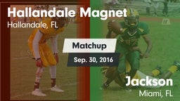 Matchup: Hallandale vs. Jackson  2016