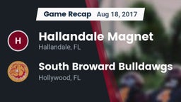 Recap: Hallandale Magnet  vs. South Broward  Bulldawgs 2017
