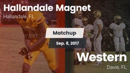 Matchup: Hallandale vs. Western  2017