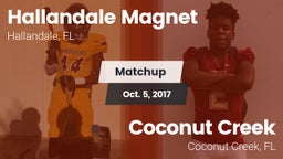 Matchup: Hallandale vs. Coconut Creek  2017