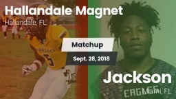 Matchup: Hallandale vs. Jackson  2018