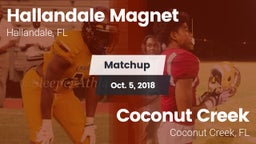 Matchup: Hallandale vs. Coconut Creek  2018