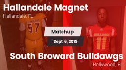Matchup: Hallandale vs. South Broward  Bulldawgs 2019