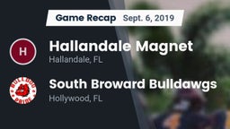 Recap: Hallandale Magnet  vs. South Broward  Bulldawgs 2019