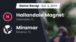Recap: Hallandale Magnet  vs. Miramar  2019