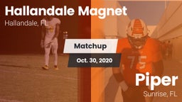 Matchup: Hallandale vs. Piper  2020