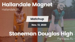 Matchup: Hallandale vs. Stoneman Douglas High 2020