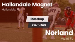 Matchup: Hallandale vs. Norland  2020