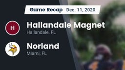 Recap: Hallandale Magnet  vs. Norland  2020