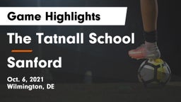 The Tatnall School vs Sanford  Game Highlights - Oct. 6, 2021