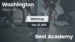Matchup: Washington vs. Best Academy 2016
