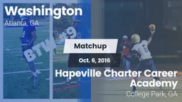 Matchup: Washington vs. Hapeville Charter Career Academy 2016