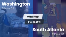 Matchup: Washington vs. South Atlanta  2016