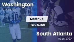 Matchup: Washington vs. South Atlanta  2016