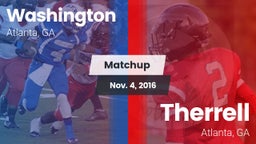 Matchup: Washington vs. Therrell  2016