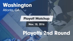 Matchup: Washington vs. Playoffs 2nd Round 2016
