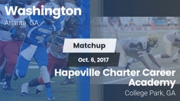 Matchup: Washington vs. Hapeville Charter Career Academy 2017