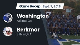 Recap: Washington  vs. Berkmar  2018