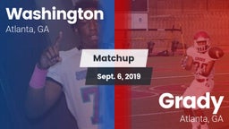 Matchup: Washington vs. Grady  2019