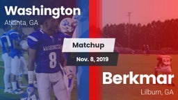 Matchup: Washington vs. Berkmar  2019