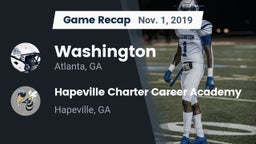 Recap: Washington  vs. Hapeville Charter Career Academy 2019