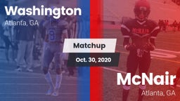 Matchup: Washington vs. McNair  2020