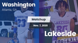 Matchup: Washington vs. Lakeside  2020