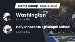 Recap: Washington  vs. Holy Innocents' Episcopal School 2023