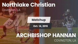 Matchup: Northlake Christian vs. ARCHBISHOP HANNAN  2016