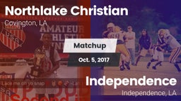 Matchup: Northlake Christian vs. Independence  2017