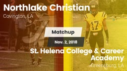 Matchup: Northlake Christian vs. St. Helena College & Career Academy 2018